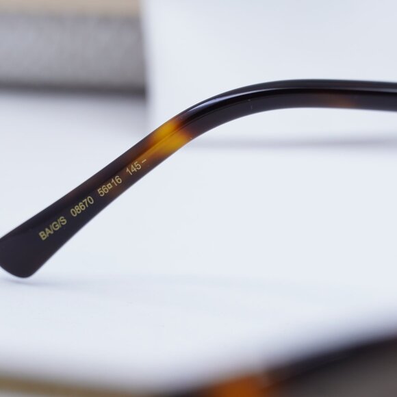 Jimmy Choo BA/G/S 0086 70 Cat Eye Sunglasses - Havana/Gold/Brown - Picture 7 of 7